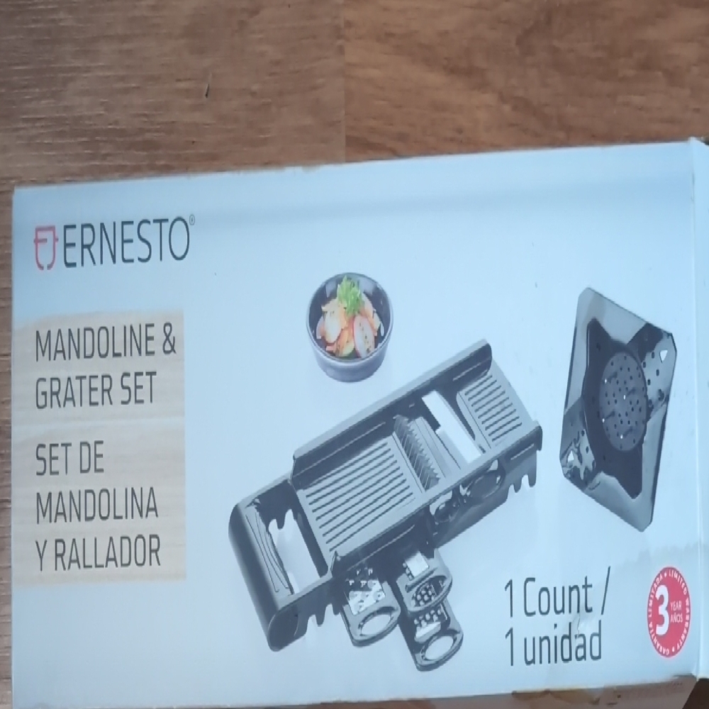 Ernesto Mandoline & Grater Set - Black